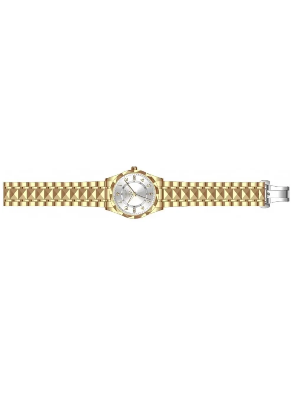 Specialty by Invicta Model 69018 41 MM Men's Quartz Watch Gold Tone White Face